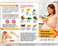 Буклет Питание беременных женщин