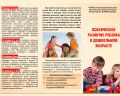 Буклет Психическое развитие ребенка в дошкольном возрасте